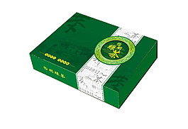 茶葉包裝設計圖(橫式)圖片模板下載