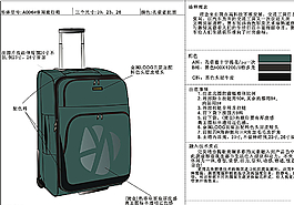 箱包設計矢量圖圖片