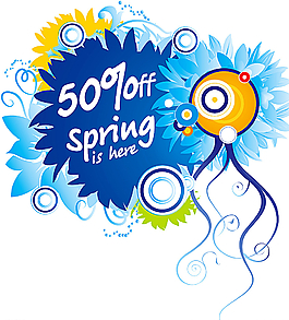 矢量唯美標(biāo)識(shí)牌展示素材圖片