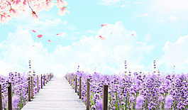 淘寶春季女裝海報