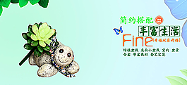 綠植多肉淘寶頁圖片