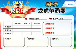 企业销售龙虎榜宣传栏