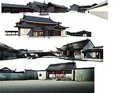 古建筑園林元素