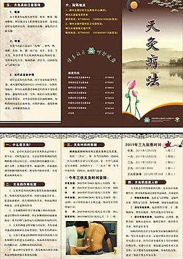 三九天灸折頁圖片