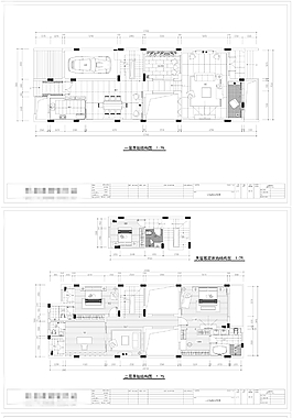 現代(別墅)施工圖