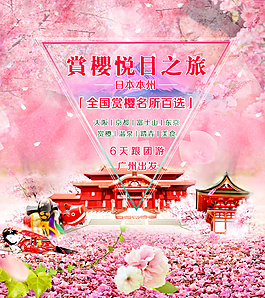 賞櫻悅目之旅海報