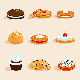 蛋糕餅干甜甜圈