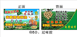 花生油名片圖片