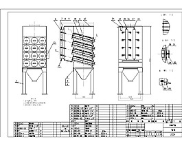 12筒滤筒除尘器总图