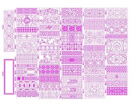 花格 CAD 素材