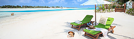 淘寶夏日防曬海灘度假詳情頁海報背景