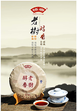 云南普洱茶格香熟茶详情页模版