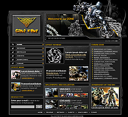 非特种游戏网页设计页面图片