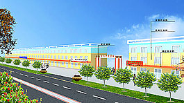 沿街效果图图片