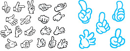 各種手勢(shì)
