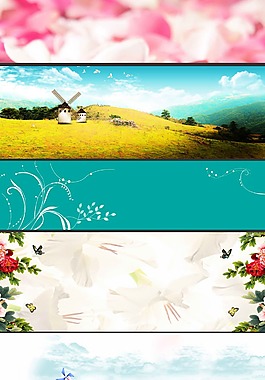 粉色花瓣背景
