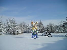 冬天,雪,藝術(shù)