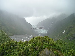 新西蘭,南島,福克斯冰川