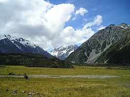 新西蘭,山,庫(kù)克山