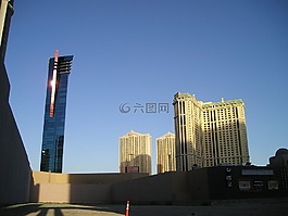 拉斯維加斯,城市,摩天樓