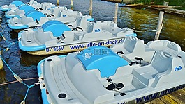 腳踏船,租賃,müggelsee