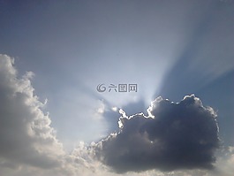 云,太陽,天空