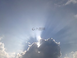 云,太陽,天空