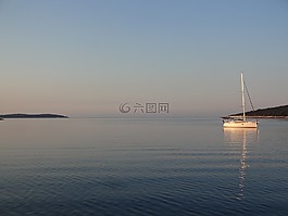 克羅地亞,帆船,水