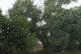降,雨,玻璃