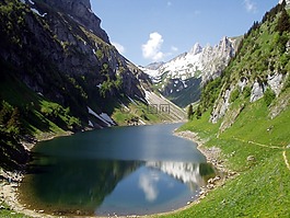 高山,山,徒步旅行