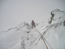 繞繩下降,霧,雪