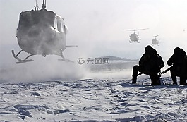 直升機(jī),士兵,軍事