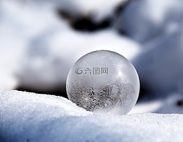 肥皂泡沫,磨砂,冬天