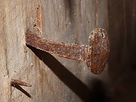 钉,铁,生锈