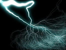 閃光,雷暴,電力