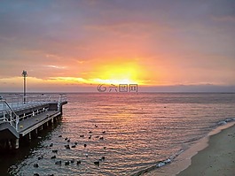 水,海浪,海