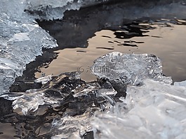 冰,水,晶體