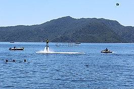 海,夏季,海灘