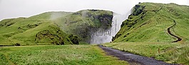 skogarfoss,冰岛,级联
