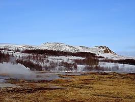 冰島,噴泉,冰