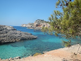 馬洛卡,海,海灘