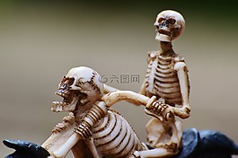 騎自行車的人,骨架,令人毛骨悚然