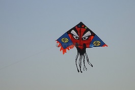风筝,天空,脸