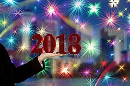 手,新的一年的一天,除夕