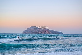海洋,水,巖