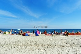 海灘,人民,波羅的海