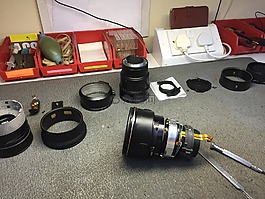 相機,鏡頭,技術員