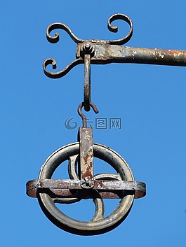 滑輪,鐵,鍛造