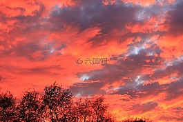 日落,余輝,光明