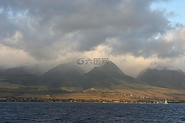 云,毛伊岛,黑暗
